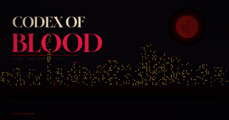 codex of blood, vampire